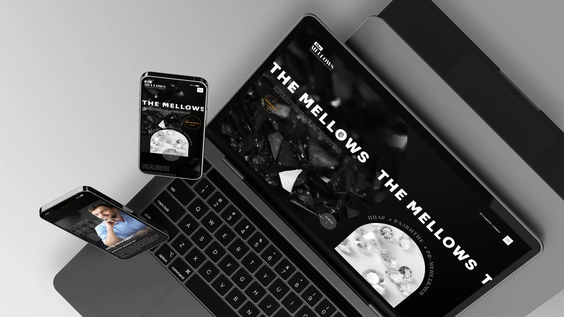 Разработка сайта креативного агентства «The Mellows» в Кировске