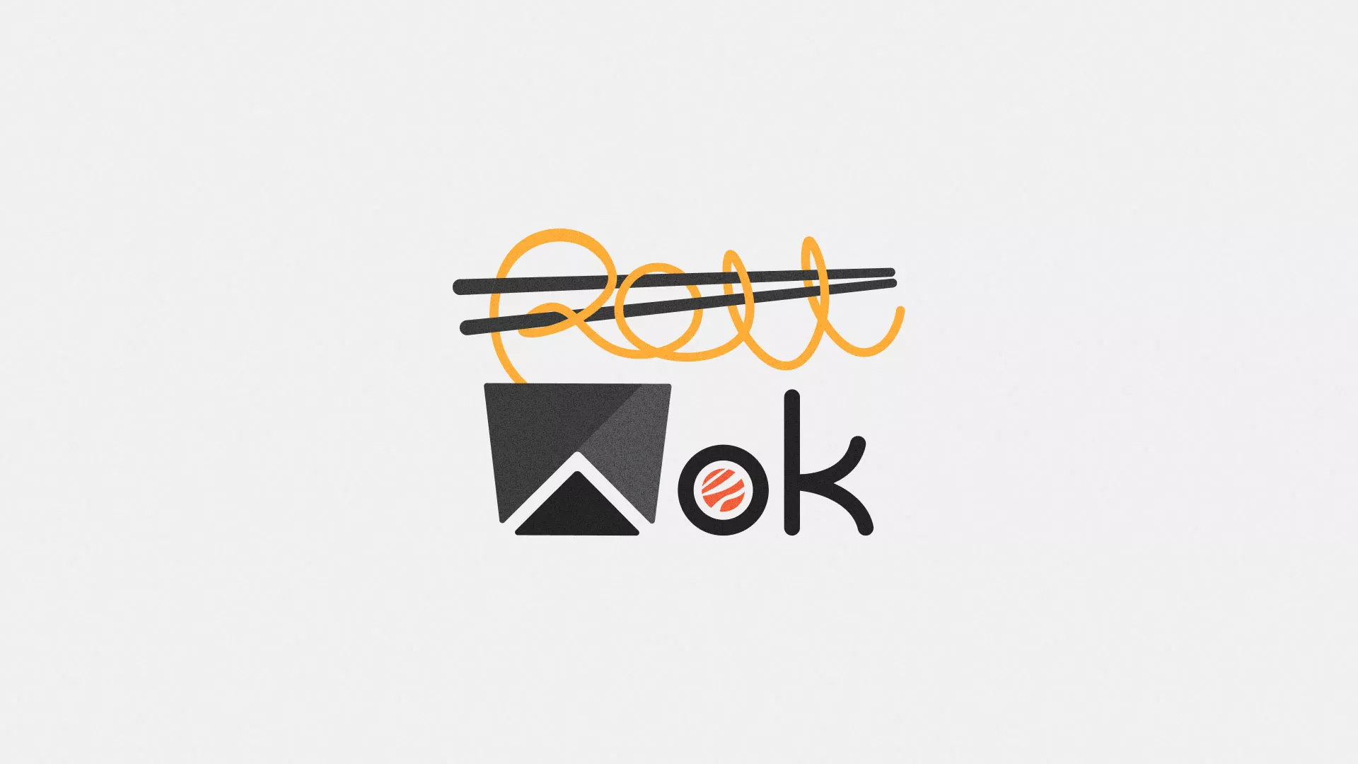 Разработка логотипа в Кировске для суши-бара «Roll Wok Club» Разработка логотипа в Кировске для суши-бара «Roll Wok Club»